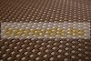 Polyrattan privacy tape 255 cm long 19 cm high light brown wind deflector that can be attached to a fence