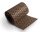 Polyrattan privacy tape 80 meter roll light brown wind deflector that can be tied to a fence