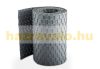 Polyrattan privacy tape 255 cm long 19 cm high light gray wind deflector that can be attached to a fence