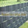 Polyrattan privacy tape, 40 meter roll, light gray wind deflector that can be strung into a fence 