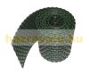 Polyrattan privacy tape 255 cm long 19 cm high green color Wind deflector that can be attached to a fence