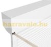 Redőny DIY 90x210 erkélyajtóra műanyag vagy alumínium fehér szürke drapp szín