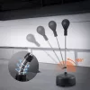 Reflex boxzsák állvánnyal 154 cm boxkörte, állítható magasság, komplett készlet boxkesztyűvel és pumpával