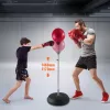 Boxzsák szett állítható reflex boxzsák kesztyűkkel gyerekeknek és felnőtteknek