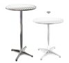 Event table adjustable height 70-110 cm high 60 cm table top Ø 5.8 cm tube diameter folding stainless elbow metal table 