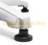 Event table adjustable height 74-114 cm high 60 cm table top Ø 6.3 cm pipe diameter folding stainless elbow metal table