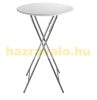 Rendezvény asztal MDF anyagból 110 cm magas 60 cm átmérőjű például esküvő, álló fogadás kerti parti