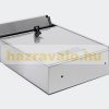 Stainless steel mailbox with name window, inox letterbox, simple, practical appearance