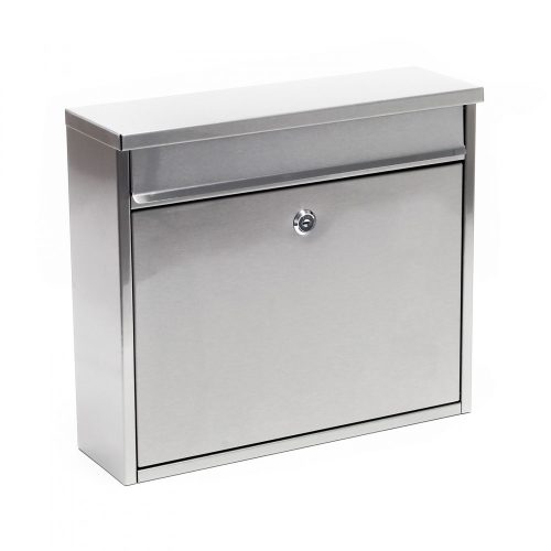 Stainless steel letterbox mailbox with name window simple practical inox letterbox