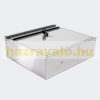 Stainless steel letterbox mailbox with name window simple practical inox letterbox
