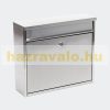 Stainless steel letterbox mailbox with name window simple practical inox letterbox