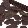 Privacy fixing set 52 pcs of brown shade fixing wire and clips