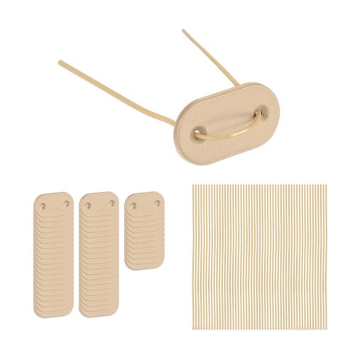 Privacy fixing set 52 beige shade fixing wires and clips