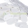 Privacy fixing set 52 white shade fixing wires and clips