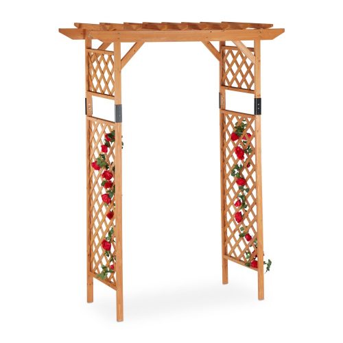 Wooden rose arbor plant runner 230x162x79 cm 70 kg load capacity 