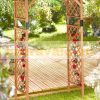 Wooden rose arbor plant runner 230x162x79 cm 70 kg load capacity 