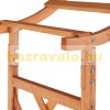 Wooden rose arbor plant runner with 2 flower boxes 209x181x60 cm  