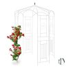 Rose metal plant runner white color 250x160x160 cm