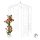 Rose metal plant runner white color 250x160x160 cm