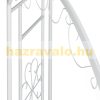 Rose metal plant runner white color 250x160x160 cm