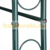 Rose-shaped plant runner with gate, dark green 215x115x43 cm