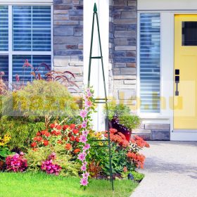 Piramis rózsalugas sötétzöld növényfuttató 