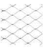 Stainless steel wire fence mesh, with 30x30 mm gaps