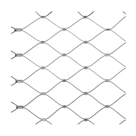   Rozsdamentes acél drótháló 60x104 mm-es szemmérettel – vízszintes tájolás, 1,5 mm huzalvastagság, 800 mm szélesség