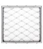 Rozsdamentes acél drótháló 60x104 mm-es szemmérettel – vízszintes tájolás, 1,5 mm huzalvastagság, 800 mm szélesség