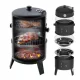 Smoker grillsütő 3 az 1-ben grill füstölő sütő BBQ