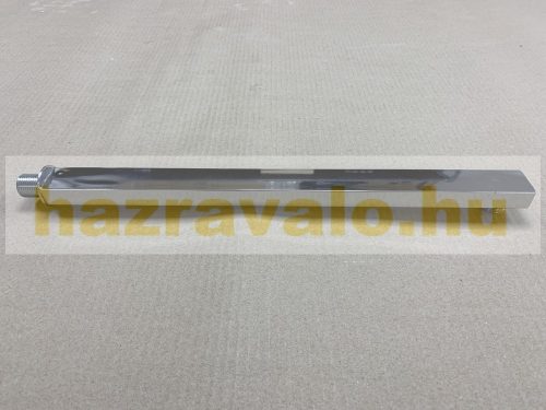 Zuhanyfej tartó oldalfalra szogletes, 40 cm hosszú esőztető zuhanyzófejhez Zuhanyrózsa tartó cső