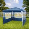 Garden pavilion beer tent blue side element tarpaulin beer tent with side window spare part