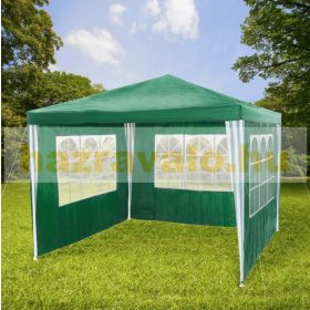   Kerti pavilon sörsátor zöld oldalelem oldalsó ablakos ponyva sörsátor tartalék alkatrész