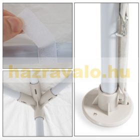   Kerti pavilon 3x3m 6x3m sörsátor tartóoszlop tetejére sarok tetőtartó műanyag tartalék alkatrész