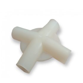   Kerti pavilon 3x3m sörsátor tetőösszekötő középső négyágú műanyag elem 19 mm sörsátor tartalék alkatrész