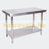 Inox munkaasztal 120x60cm SZÁLLÍTÁSI SÉRÜLT! rozsdamentes konyhai pult saválló anyagból készült asztal 