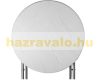 INJURED! Event table made of white MDF material, 110 cm high, 60 cm diameter, for example weddings, standing receptions, garden parties