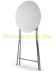 TRY IT! Event table made of white MDF material, 110 cm high, 60 cm diameter, for example weddings, standing receptions, garden parties