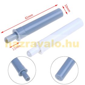   Becsapódás gátló 4 db Szekrényajtó ütköző 10x61mm fehér