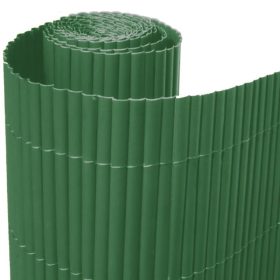 Belátásgátló szélfogó műnád PVC 300x150 cm zöld színben kerítés takaró tekercs
