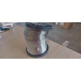   SÉRÜLT DOBON! Rozsdamentes kötöződrót, huzal 0,5 mm 3200 m hosszú tekercs 1.4301 nemesacél drót