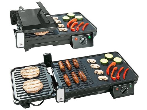 SZÁLLÍTÁS SÉRÜLT! Asztali grill és kontaktgrill kettő az egyben 2000W elektromos sütő