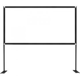   CSAK ÁLLVÁNY! Vetítővászon 226x140 cm állvánnyal mobil projektor vászon 4K HD hordozható filmvászon