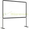 CSAK ÁLLVÁNY! Vetítővászon 226x140 cm állvánnyal mobil projektor vászon 4K HD hordozható filmvászon
