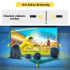 CSAK ÁLLVÁNY! Vetítővászon 226x140 cm állvánnyal mobil projektor vászon 4K HD hordozható filmvászon