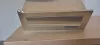 SZÁLLÍTÁS SÉRÜLT! Falba építhető kültéri teleszkópos postaláda 28x11x26-42 cm rozsdamentes acél kétoldalú postaláda