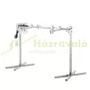 HIÁNYOS, SÉRÜLT CSOMAGOLÁS! Malacsütő 116 cm rozsdamentes acél forgónyárs 42W BBQ grill grillkocsi grillnyárs