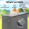 garázs 1,9x1,2 m Vízálló garázssátor feltekerhető cipzáras ajtóval és szellőzőablakkal Sötétszürke