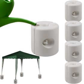   Sörsátor pavilon rögzítő súly, lábra szerelhető nehezék vízzel vagy homokkal feltölthető fehér 4 db