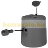 Beer tent pavilion fixing weight, foot-mounted weight, fillable with water or sand, gray 4 pcs